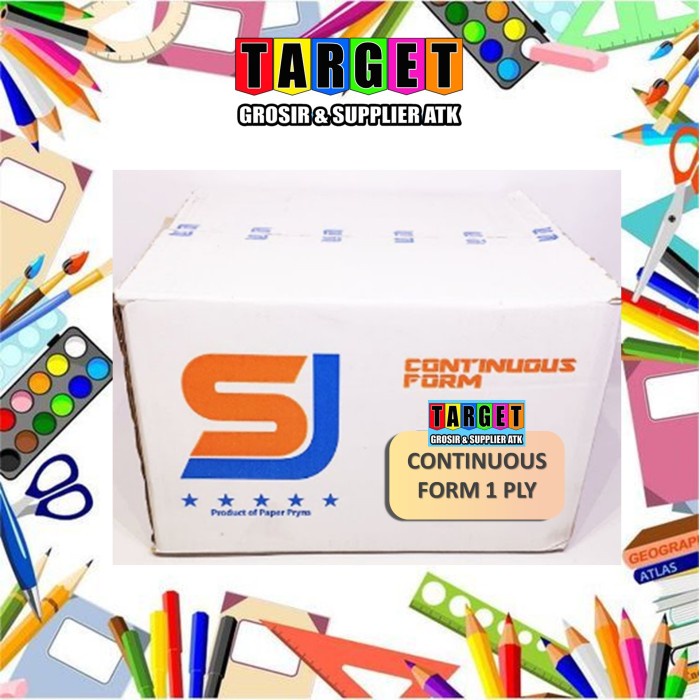 

Best Seller Kertas Continuous Form 1 Ply / 2 Ply / 3 Ply / 4 Ply / 5 Ply / 6 Ply