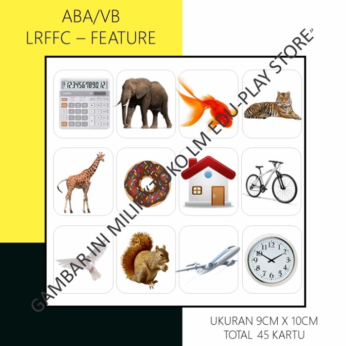 

Best Seller Flashcard Belajar Aba Vb-Mapp Lrffc (Feature / Sifat)