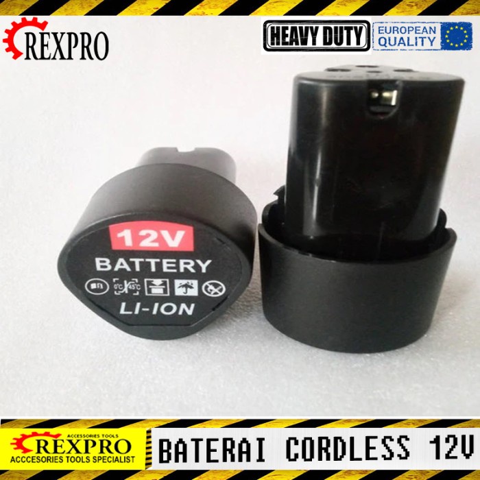 Ready BATERAI CORDLESS 12V - BATERAI 12V - BATERAI MESIN BOR BY JLD TOOLS