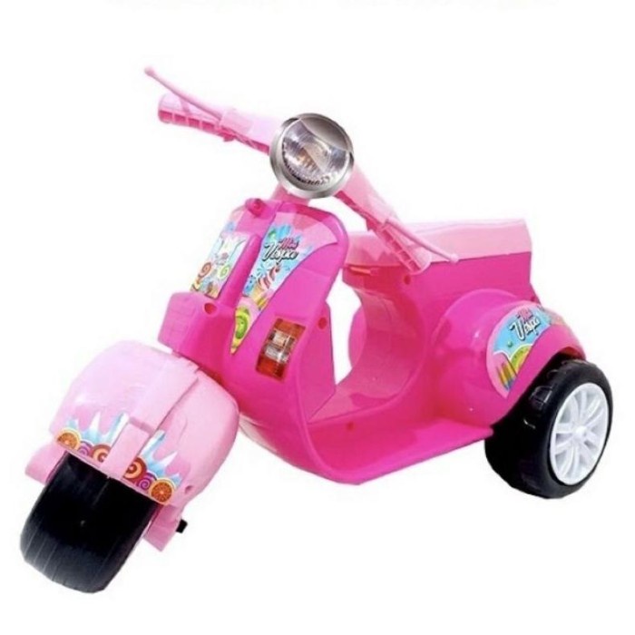 HOT SALE MAINAN MOTOR VESPA ANAK VESPA MINI PLASTIK SEPEDA RODA TIGA TRICYCLE TERMURAH