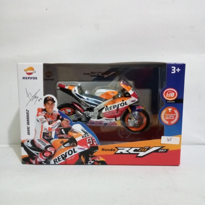 HOT SALE DIECAST / MINIATUR MOTOGP HONDA REPSOL MARC MARQUEZ 2017 TERBARU