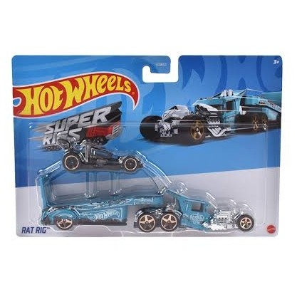 PROMO HOT WHEELS MATTEL SUPER RIGS RAT RIG DIECAST TRUK TRAILER TERBARU