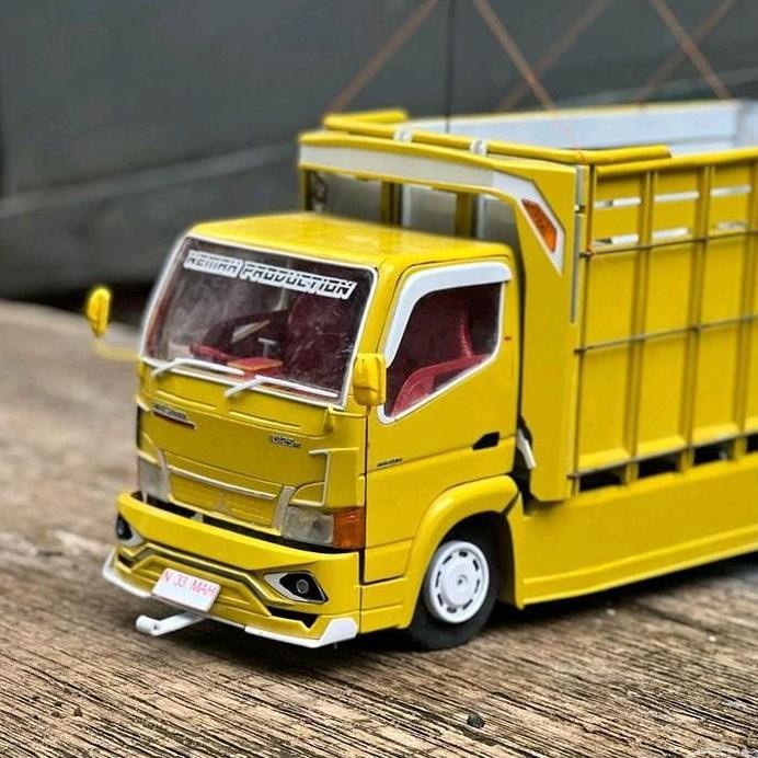 FLASH SALE MINIATUR TRUK OLENG BIASA WARNA KUNING MINIATUR TRUK OLENG TERLARIS