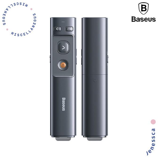 Terbaik Baseus Wireless Presenter Laser Pointer Presentasi 2.4Ghz Usb A/Type C Original