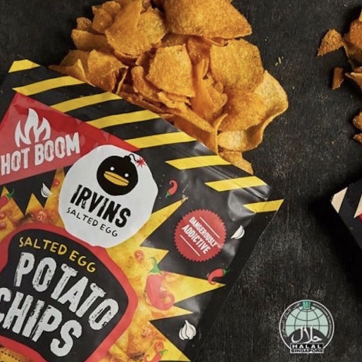 

➡✷ [HOT BOOM] IRVINS Salted Egg Potato Chips Spicy (105 gr) Dijual Murah