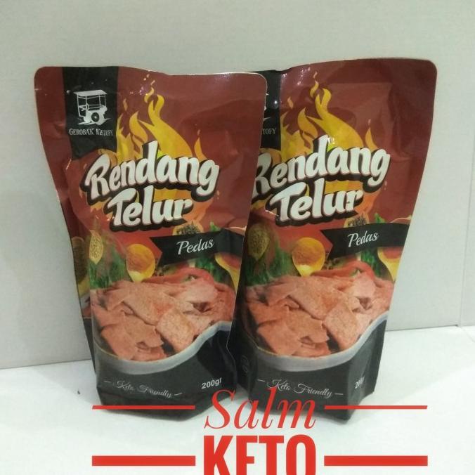 

kripik rendang telur rasa Pedas 200g