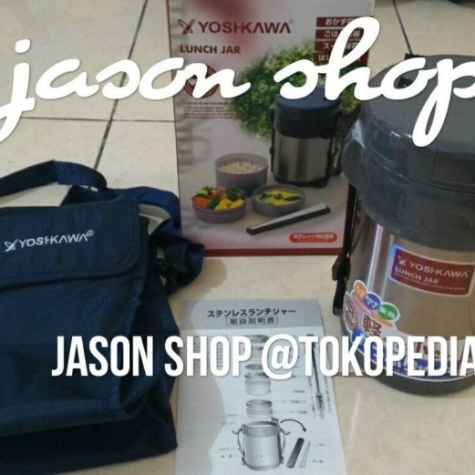 Lunch box Yoshikawa 3 sekat uk.2,5 L/Lunch Jar Yoshikawa uk.2,5L