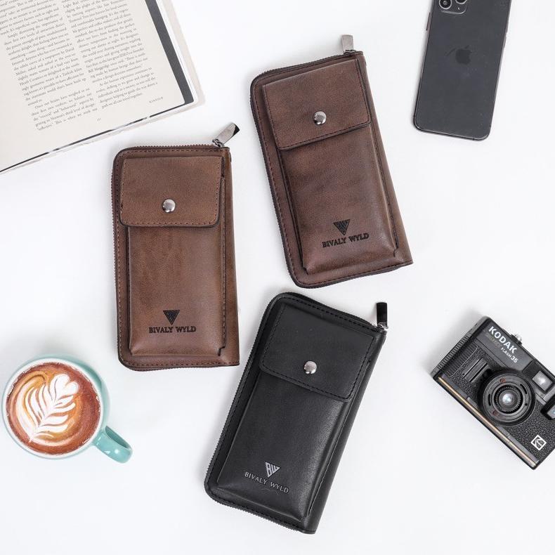 Arjun- TAS TANGAN PRIA KULIT / BIVALY WYLD / B16588-2 Terupdate