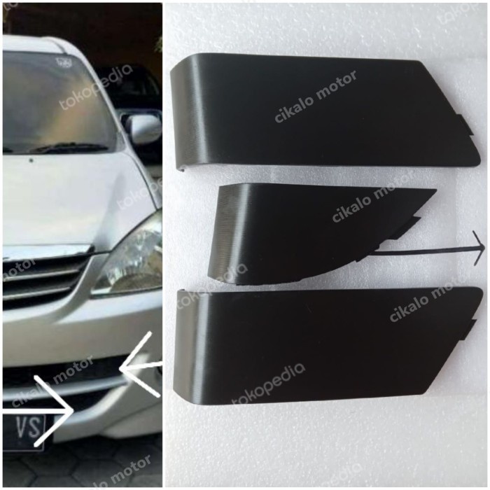 FREE ONGKIR COVER ATAU TUTUP DEREK BEMPER DEPAN MOBIL AVANZA TYPE S FREE ONGKIR