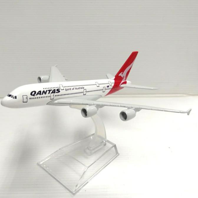 Pesawat Diecast Miniatur Qantas Airlines Airbus