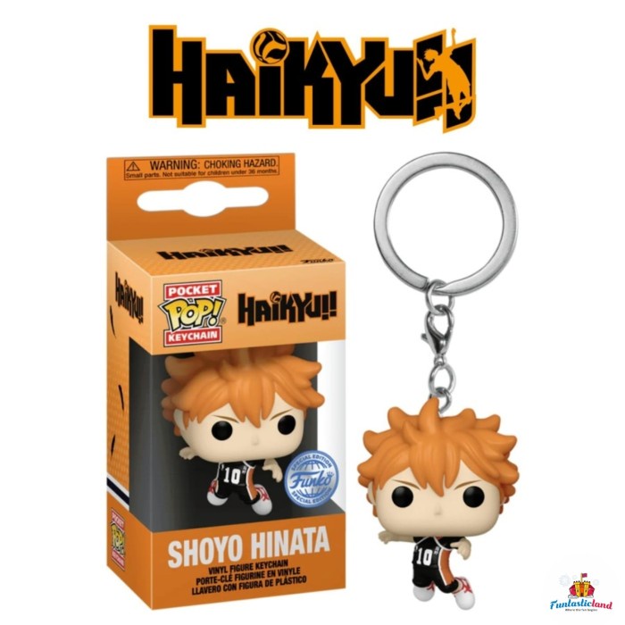 PROMO ORIGINAL FUNKO POCKET POP KEYCHAIN HAIKYU - SHOYO HINATA TERBARU