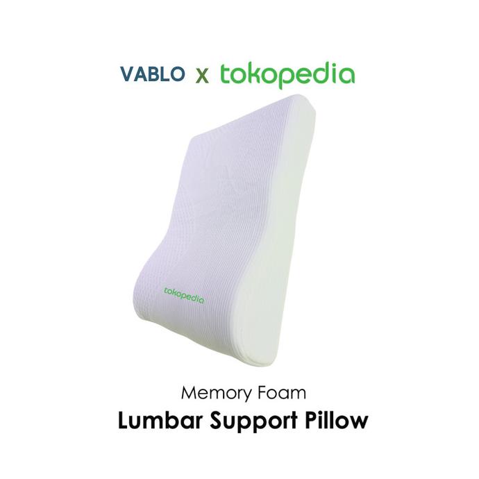 Vablo X Tokopedia Lumbar Support Pillow exclusive item
