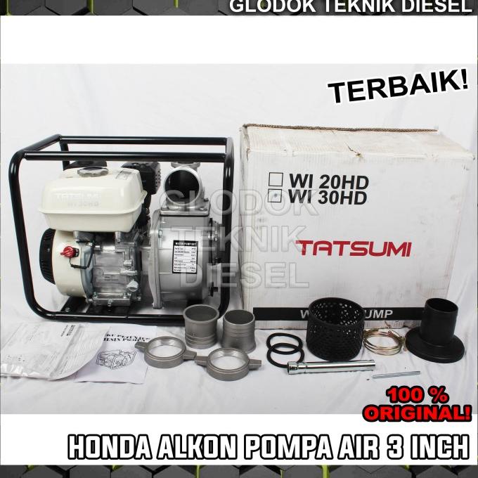 MESIN POMPA AIR SAWAH IRIGASI ALKON WATER PUMP HONDA GP 160 3 INCH 3"