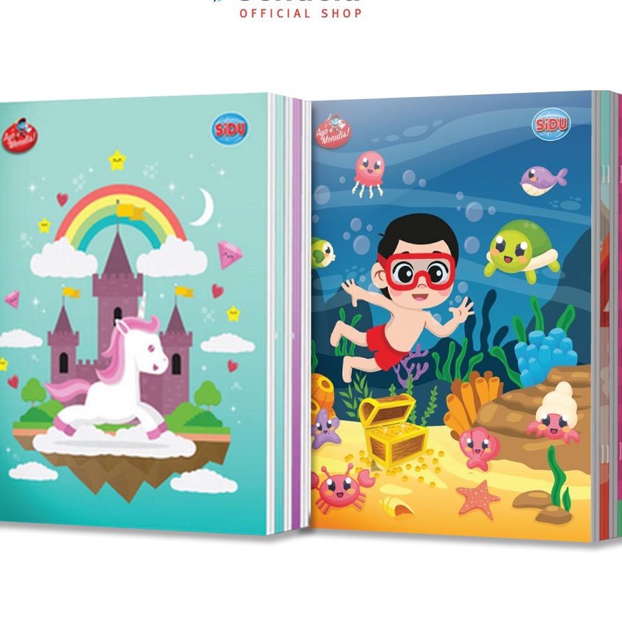 

FTXB1264 Terbaru Buku Tulis Kecil Sinar Dunia Sidu Isi 38 58 78 42 Lembar Big Boss Harga Satu Pack Free Bubble Wrap ATK