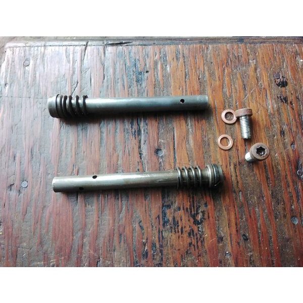 Suling Sulingan Shock Depan Seat Pipe Lengkap Supra X 125 Karisma Original Copotan Barang Langka