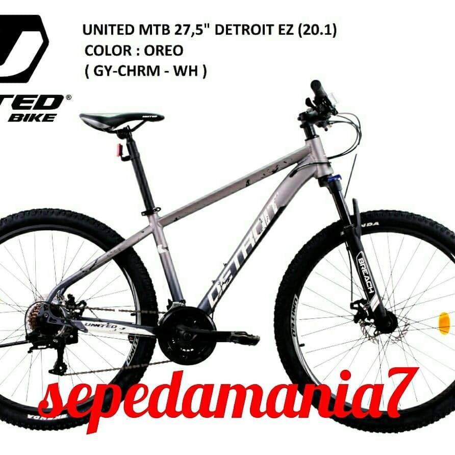 sepeda gunung 27,5" UNITED DETROIT EZ (20.1) ALLOY