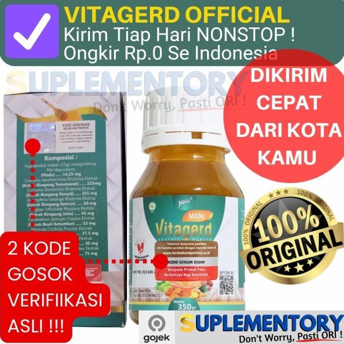 

Madu VITAGERD Original BPOM Obat Herbal Lambung Maag Asli Vita Geerd