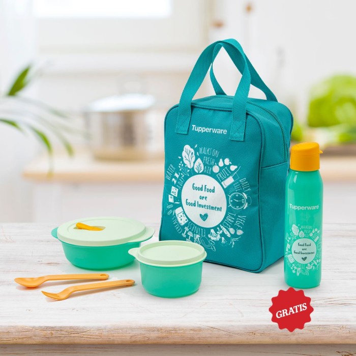 Tupperware Lunch Box Set Go Green Lunch Set