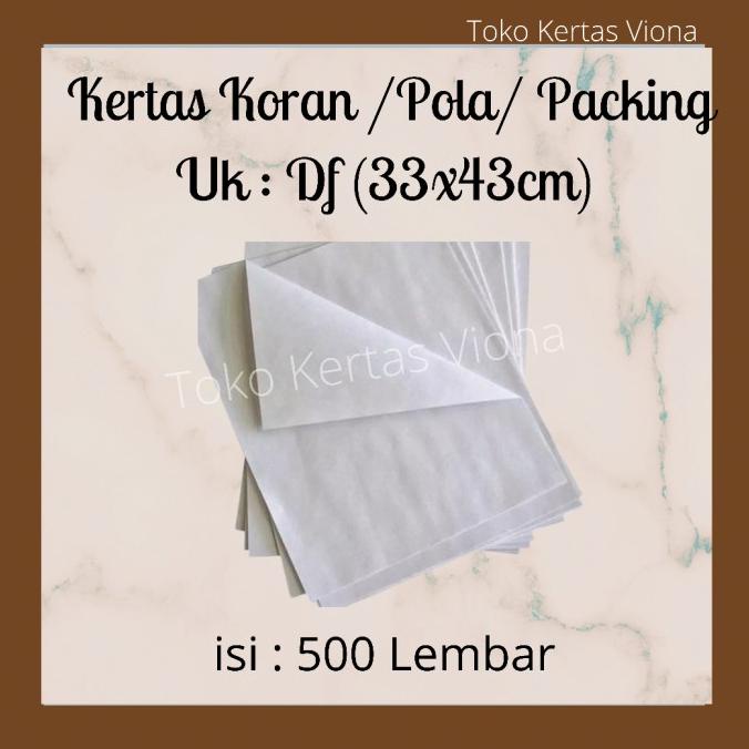 

Kertas koran/buram/ packing/pola/sablon DF