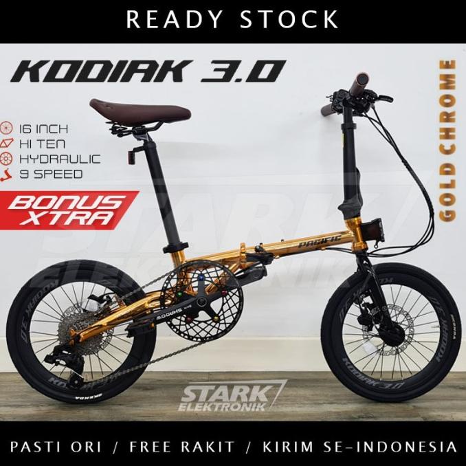 Amu Pacific Kodiak 3.0 Sepeda Lipat Folding Bike Bestq