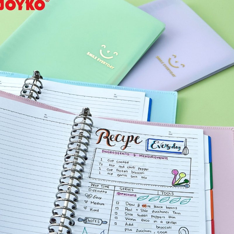 

♝ I 5997 Binder Note A5 Pastel Joyko - MHPTSM-517 ORIGINAL% ♚