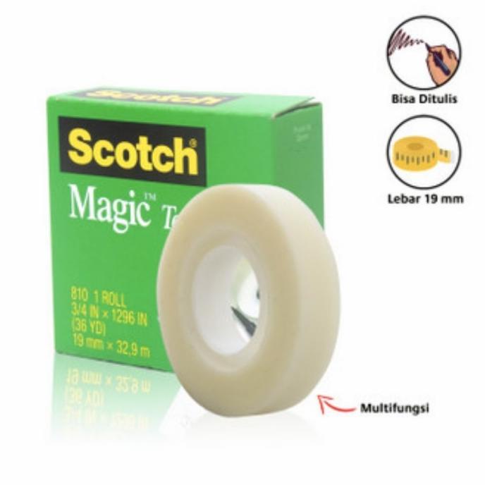 

6,6 3M Scotch Magic Tape 3/4" X 36Yrd