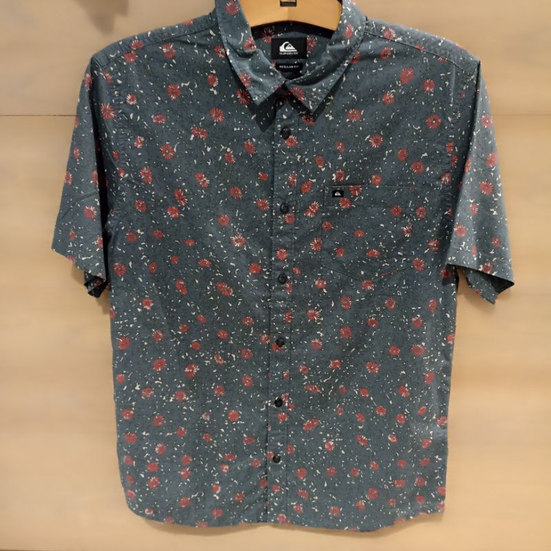 BAJU KEMEJA PRIA QUIKSILVER ORIGINAL MELLOW FUZZ SS