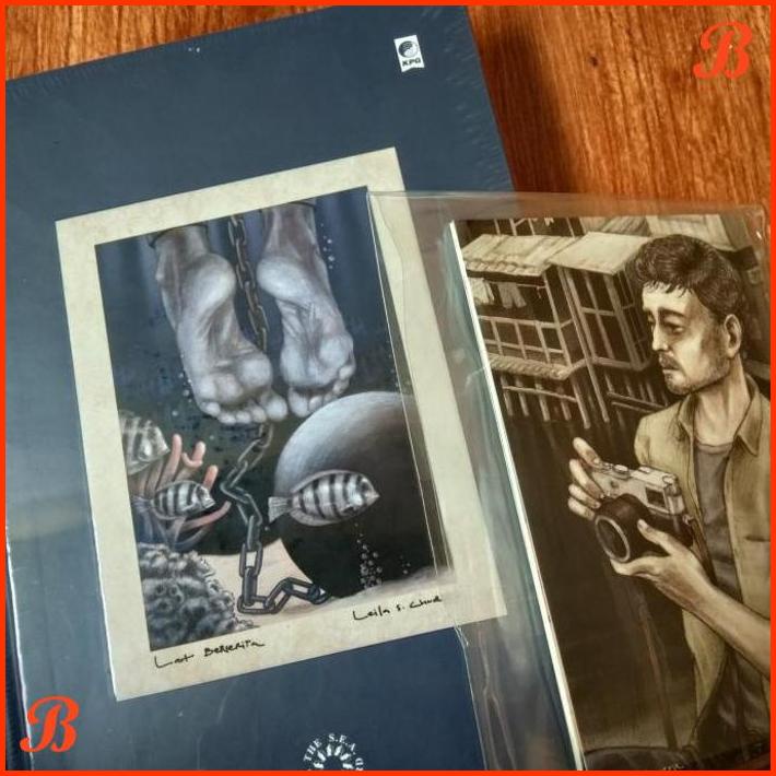 

BUKU NOVEL LAUT BERCERITA HARD COVER BY LEILA S. CHUDORI | DJB