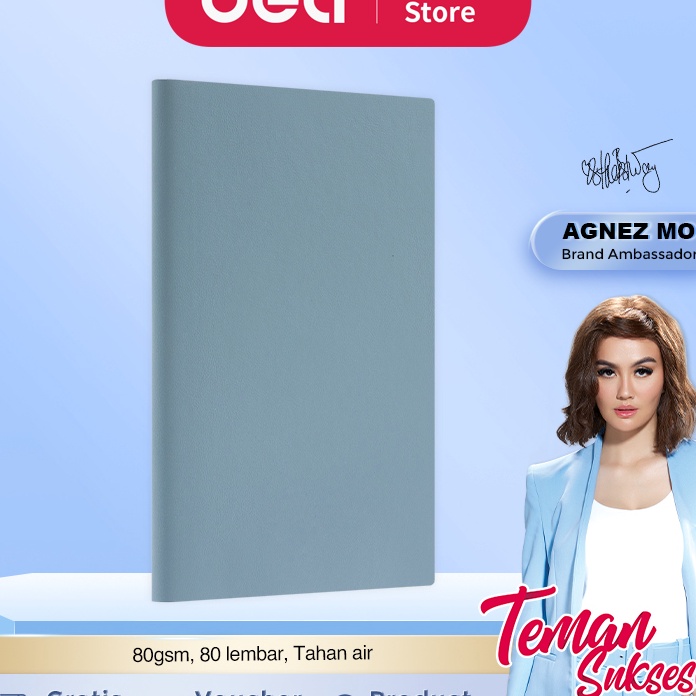 

DGDF2462 Ready Stok Deli Notebook / Buku Catatan Ukuran 25K 80 Lembar Kertas 80g Cover Waterproof 22263