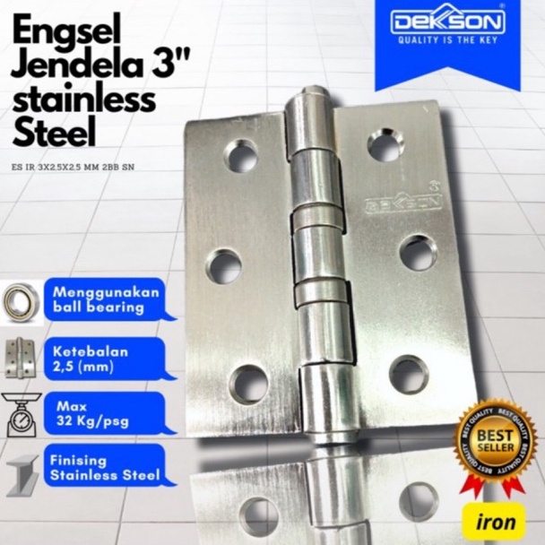 HOT SALE. Harga promo DEKSON DEKKSON ENGSEL JENDELA engsel pintu dekkson engsel dekkson 3 inc 4 inc 