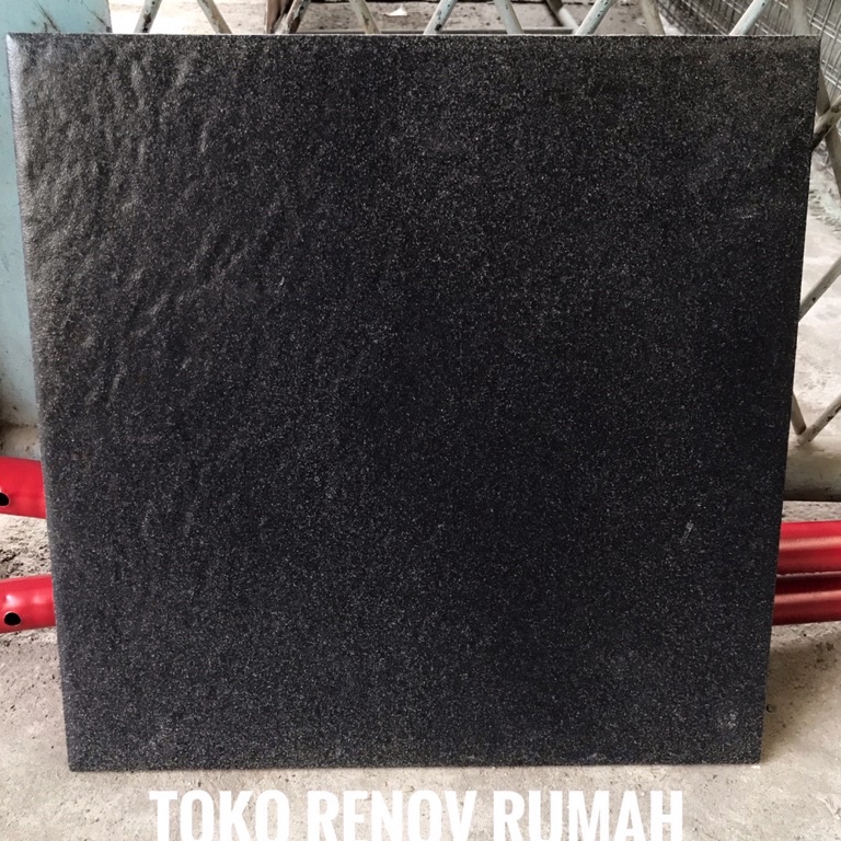 LANGSUNG ATC. keramik lantai 40x40 hitam kasar/ keramik hitam kasar/ keramik garasi/ keramik lantai 