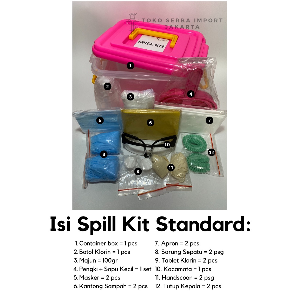 STOK TERBARU. SPILL KIT/ APD RUMAH SAKIT
