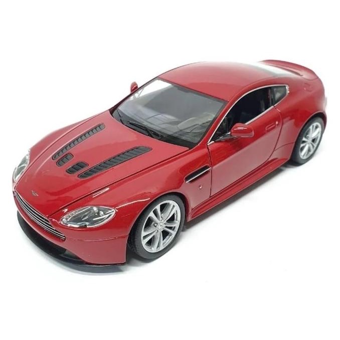 Welly Nex Aston Martin V12 Vantage 2010 Merah Skala 1:24