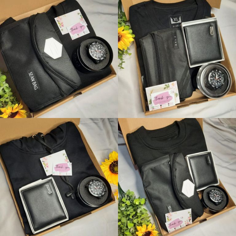 

HARGA GROSIR BISA COD [HAMPERS/GIFT BOX - SWEATER, KAOS, HOODIE COWOK KADO ULTAH KADO ANNIV] !!