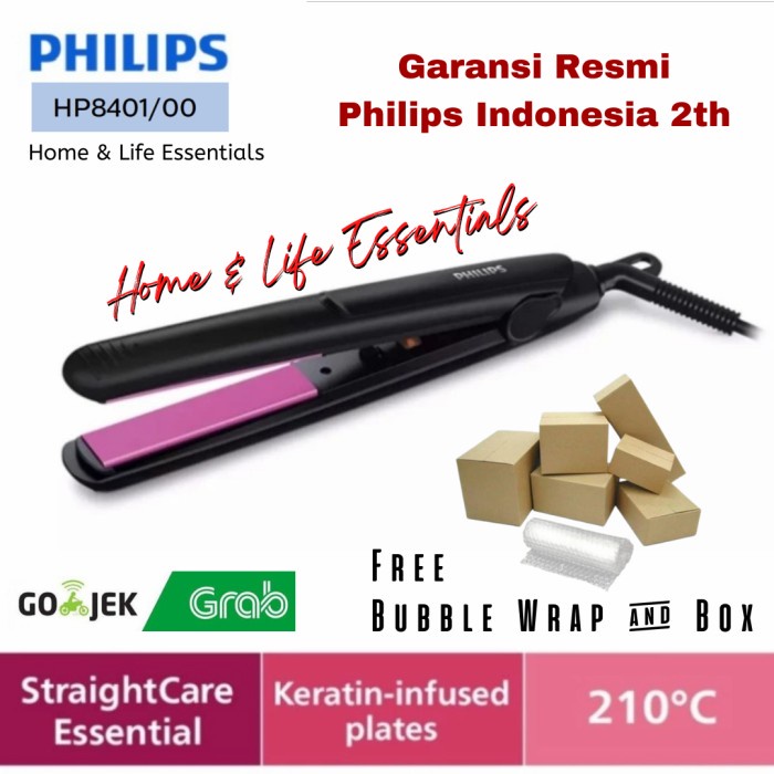 CATOKAN RAMBUT PHILIPS HP8401 CATOK RAMBUT PHILIPS HAIR STRAIGHTENER