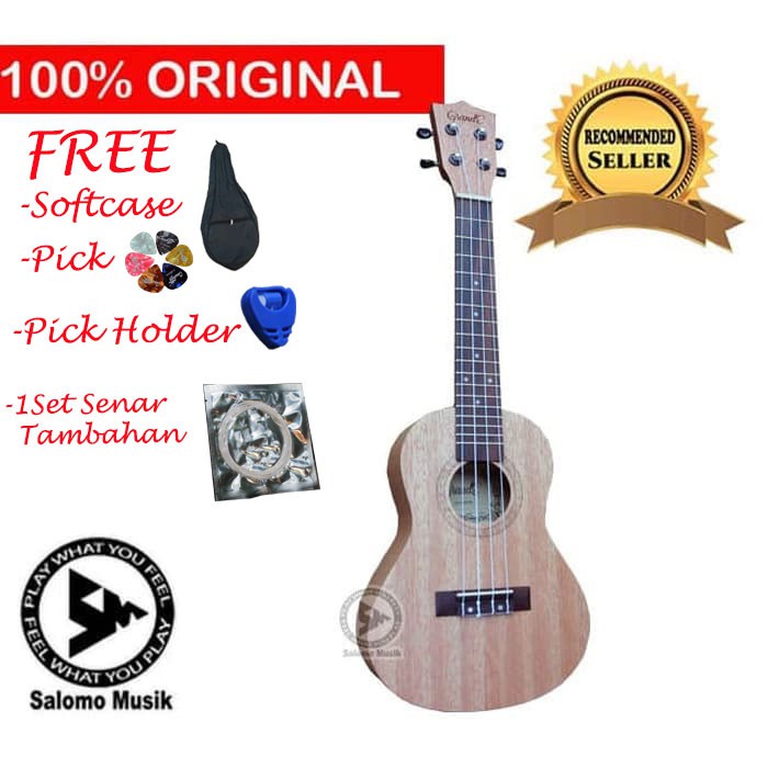 Grande Ukulele Concert 23Ds Ns + Softcase