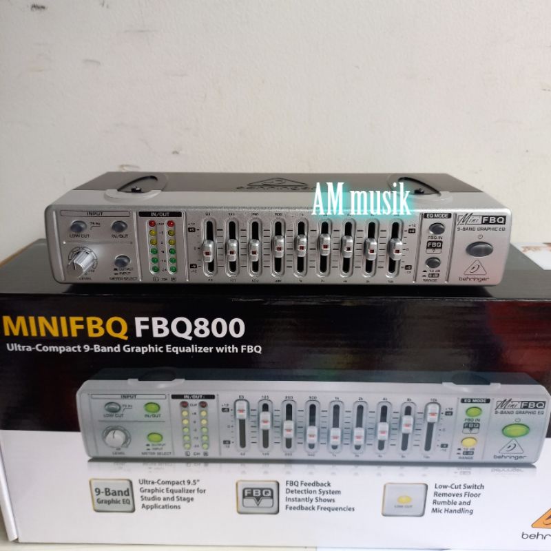 Behringer Nifbq Fbq800 Ni Equalizer Fbq 800