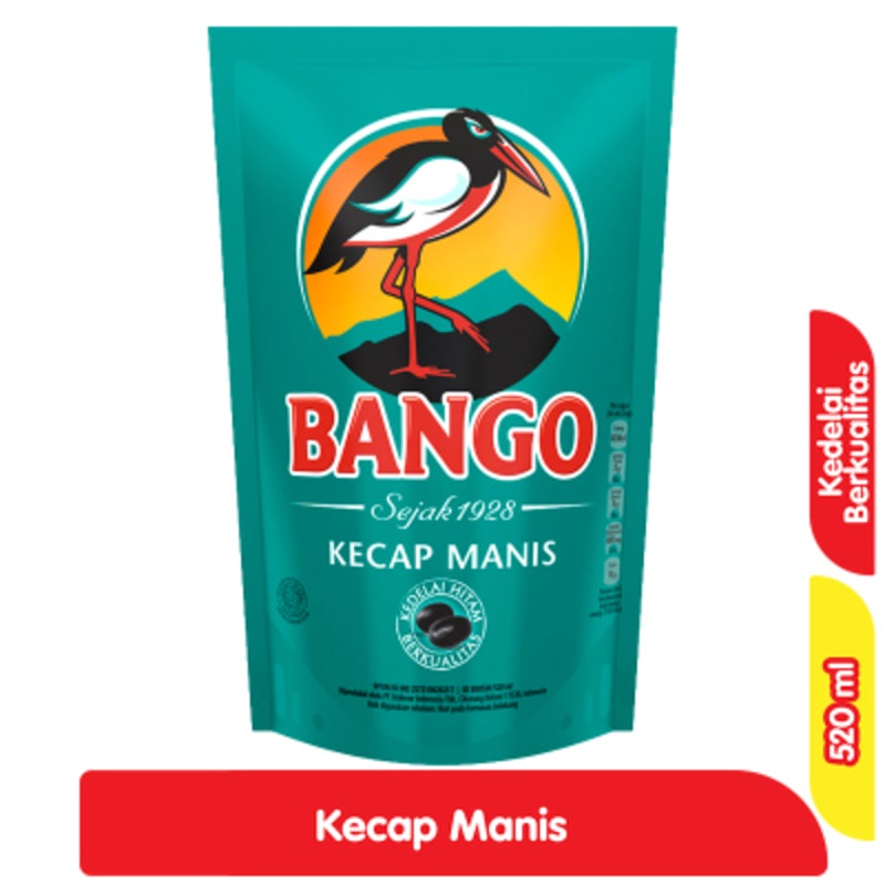 

BANGO Kecap Manis Refill 520 ml / Kecap Manis / Kecap Bango