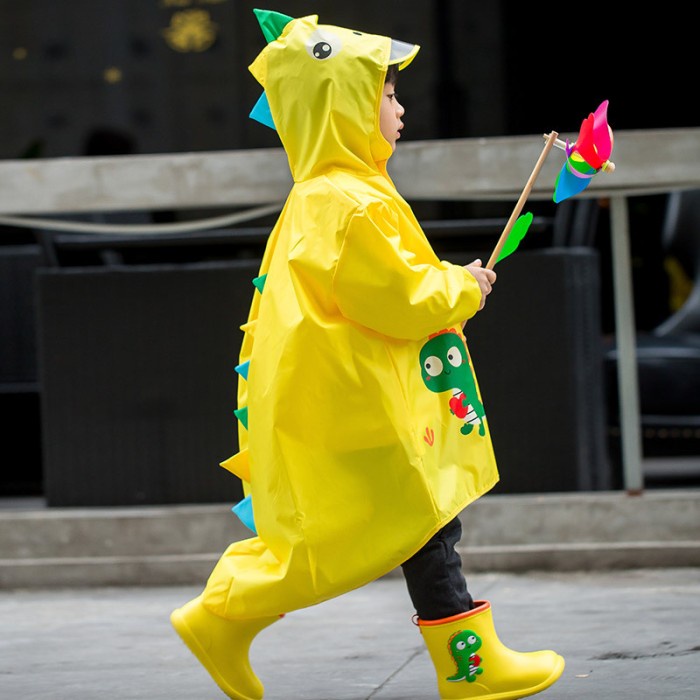 Jas Hujan Dino Anak/ Raincoat Dino Anak/ Kids Raincoat Dino