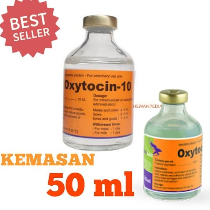 OXYTOCIN 10 5ml Hormon Pemacu Kontraksi Uterus Air Susu Hewan