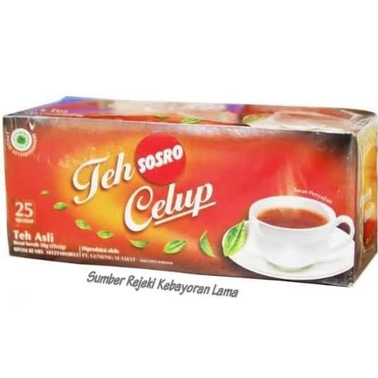 

Teh Celup Sosro Isi 25 Kantong / 1 Karton (50 Kotak)/ 50gr