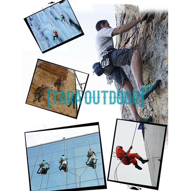 Tali Karmantel Paracord Panjat Tebing Climbing Rope + Carabiner