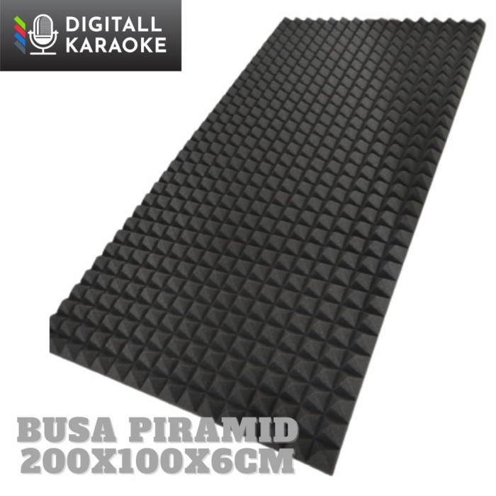Busa Peredam Suara Ruangan Piramid 200X100X6Cm