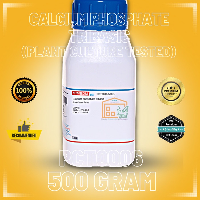 Calcium Phosphate Tribasic | Ca3(PO4)2, Plant Culture Tested, 500 g