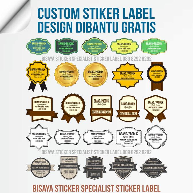 

Big Sale Custom Stiker Produk, Stiker Kemasan, Stiker Label, Stiker Makanan Limited Edition