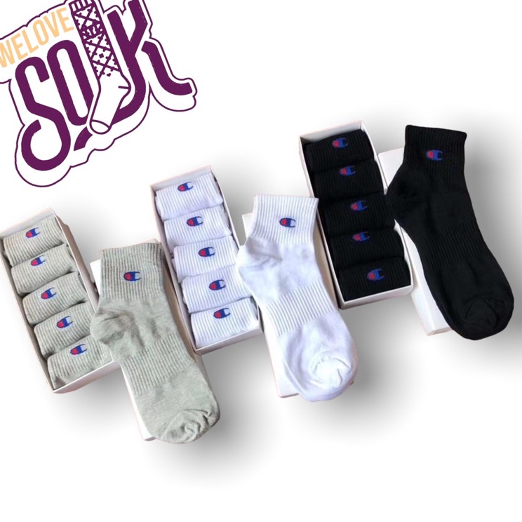 Termurah dan terbaik Champion Socks / Kaos Kaki Champion Original buruan