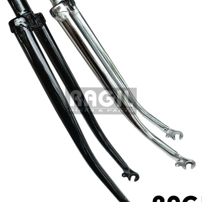 Discount Today FORK SEPEDA BALAP 27 LAMA JADUL x 1 1/4 700C 700 C HITAM CHROME KROM FIXIE ROAD BIKE 