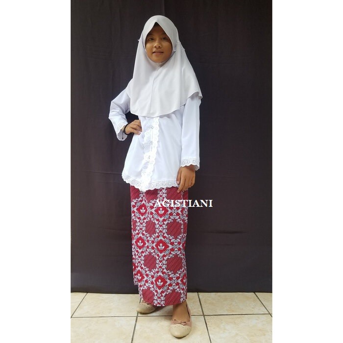 Baru Seragam Kebaya Anak / Seragam Kebaya Sekolah Kelas 1-6 Sd