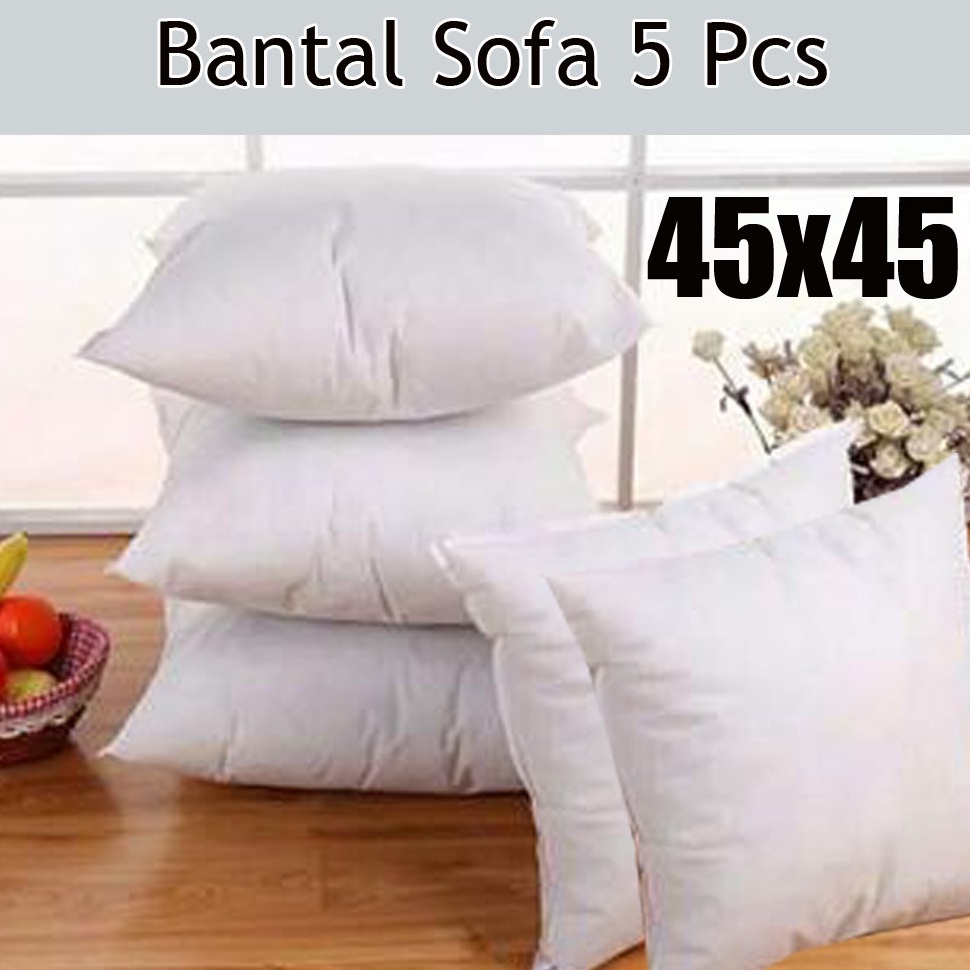 SALE TERBATAS. PAS ONLINE - BANTAL SOFA 45X45 ( 5 PCS )