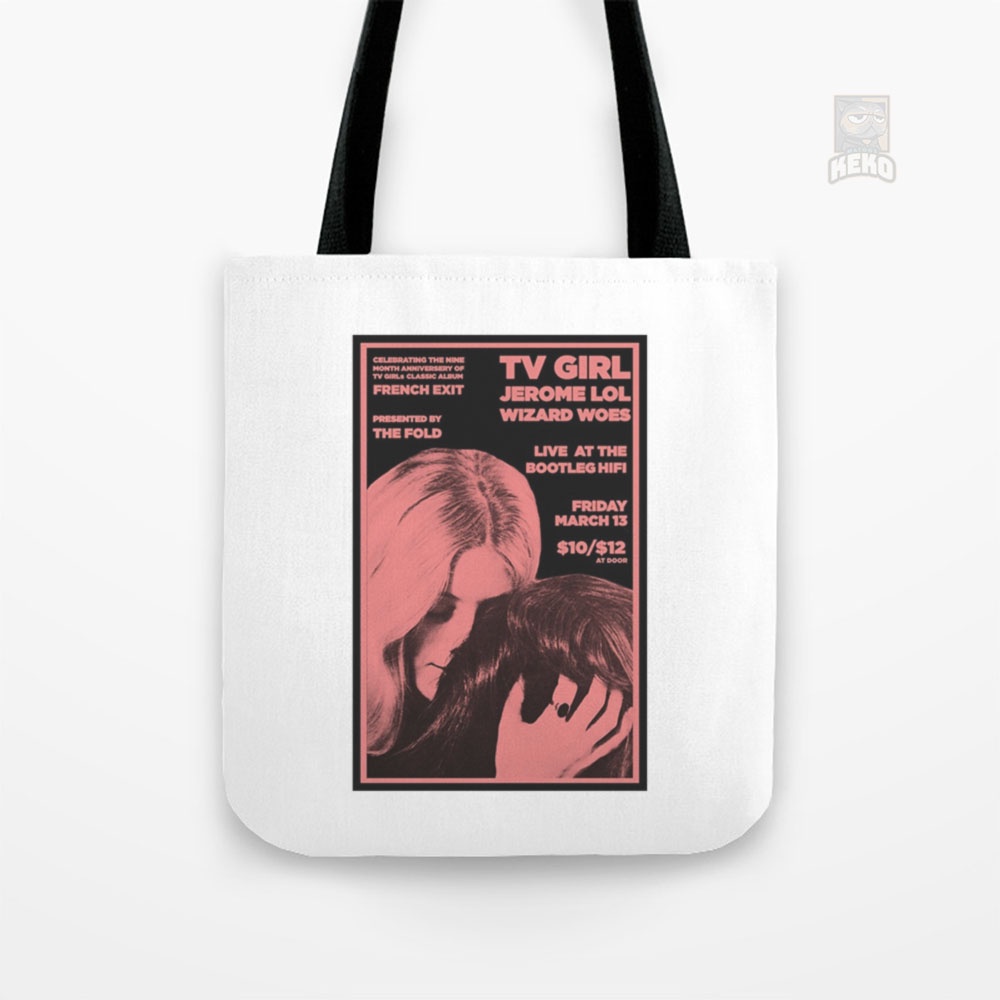 Tote Bag Kanvas TV Girl French Exit